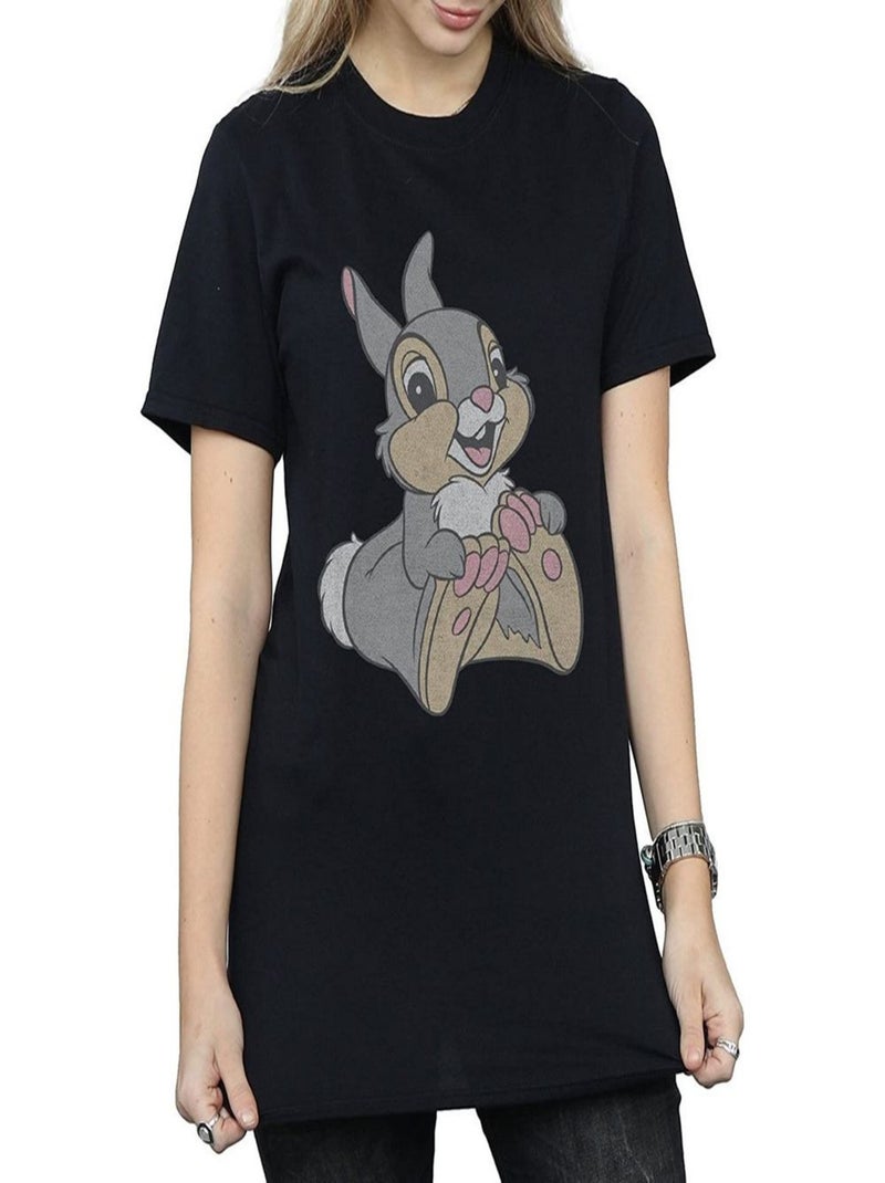 Bambi - T-shirt motif Panpan CLASSIC (Panpan) Noir - Kiabi