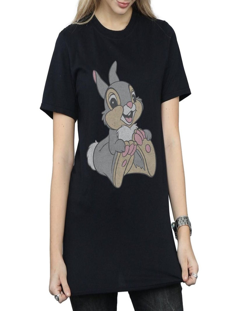 Bambi - T-shirt motif Panpan CLASSIC (Panpan) Noir - Kiabi