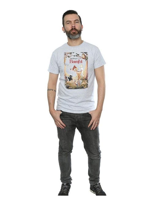 Bambi - T-shirt RETRO (Bambi, Fleur, Monsieur Hibou, Panpan) - Kiabi