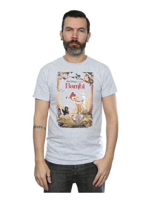 Bambi - T-shirt RETRO (Bambi, Fleur, Monsieur Hibou, Panpan) - Kiabi