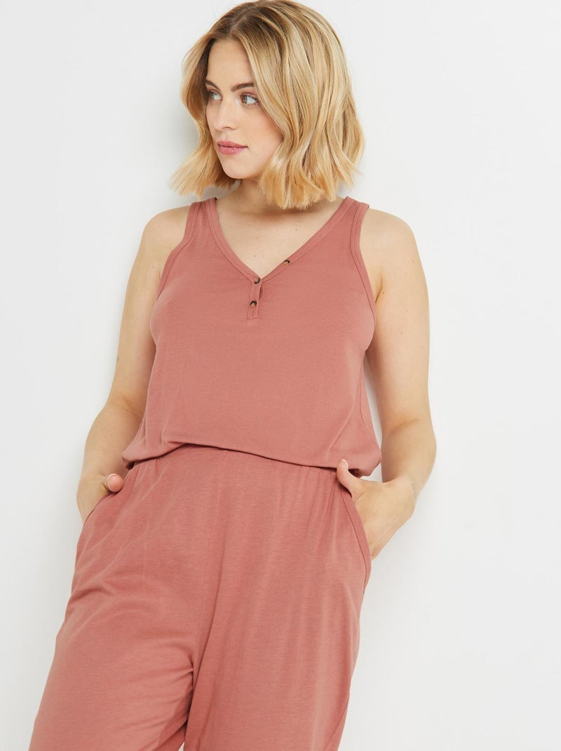 Bambi top coton Rose - Kiabi