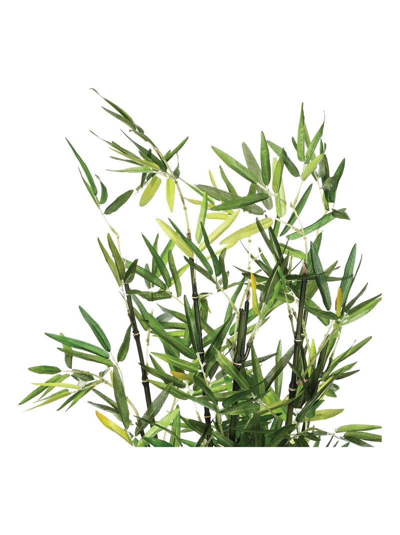 Bambou artificiel en pot céramique Vert - Kiabi