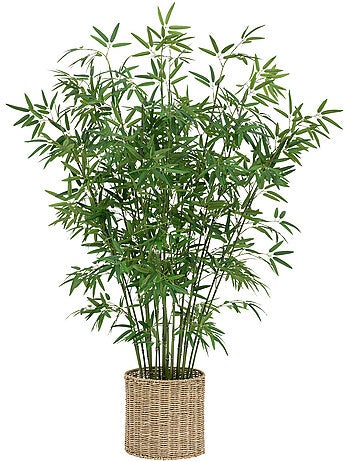 Bambou artificiel, pot naturel LY