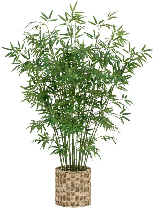 Bambou artificiel, pot naturel LY - Kiabi