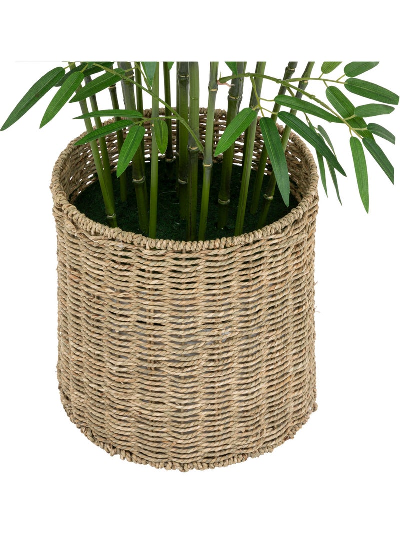 Bambou artificiel, pot naturel LY Vert - Kiabi