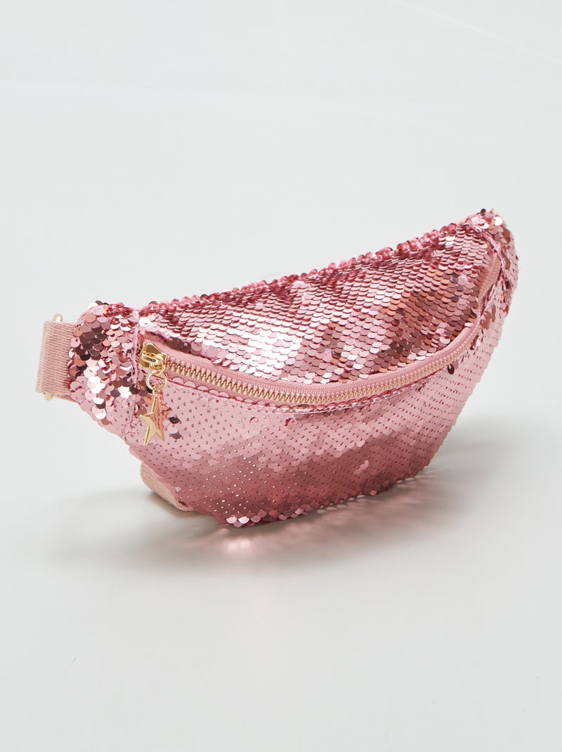 Banane à sequins Rose - Kiabi