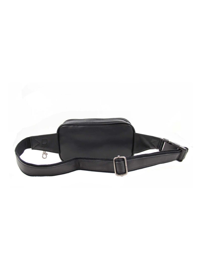 Banane cuir Francinel  PALERME Noir - Kiabi