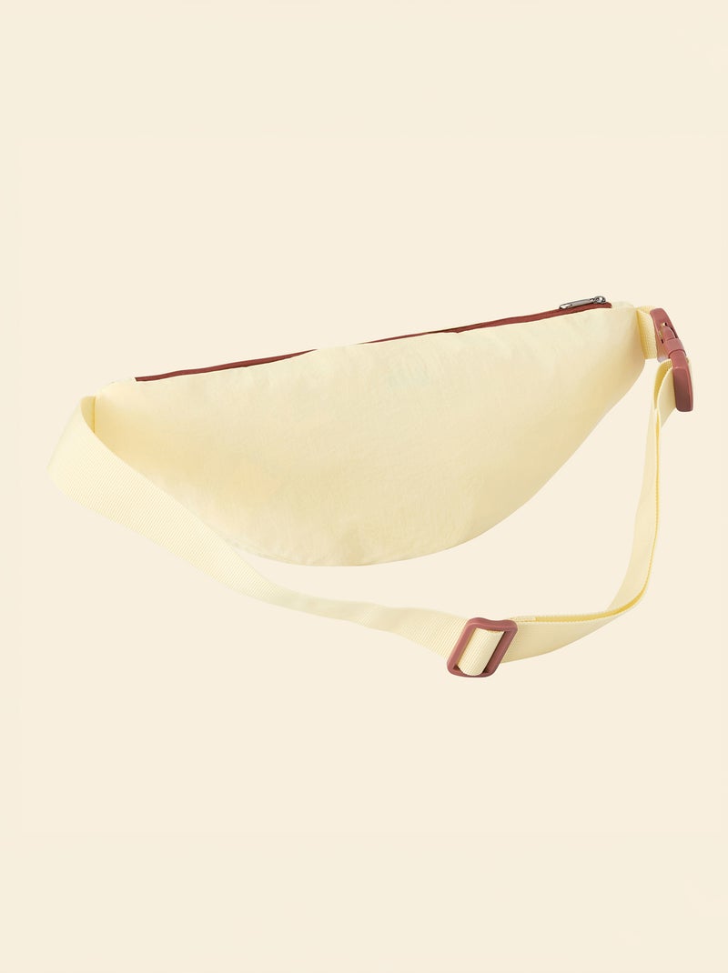 Banane de sport (ekstract) avec poches extérieures et intérieures 15x40 cm Jaune - Kiabi