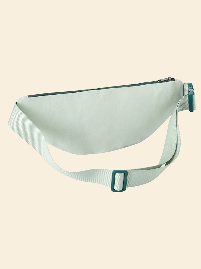 Banane de sport (ekstract) avec poches extérieures et intérieures 15x40 cm Vert - Kiabi