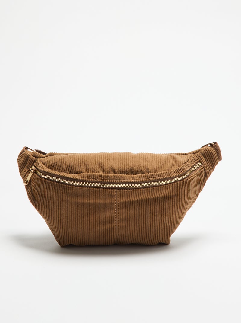 Banane en velours Marron - Kiabi
