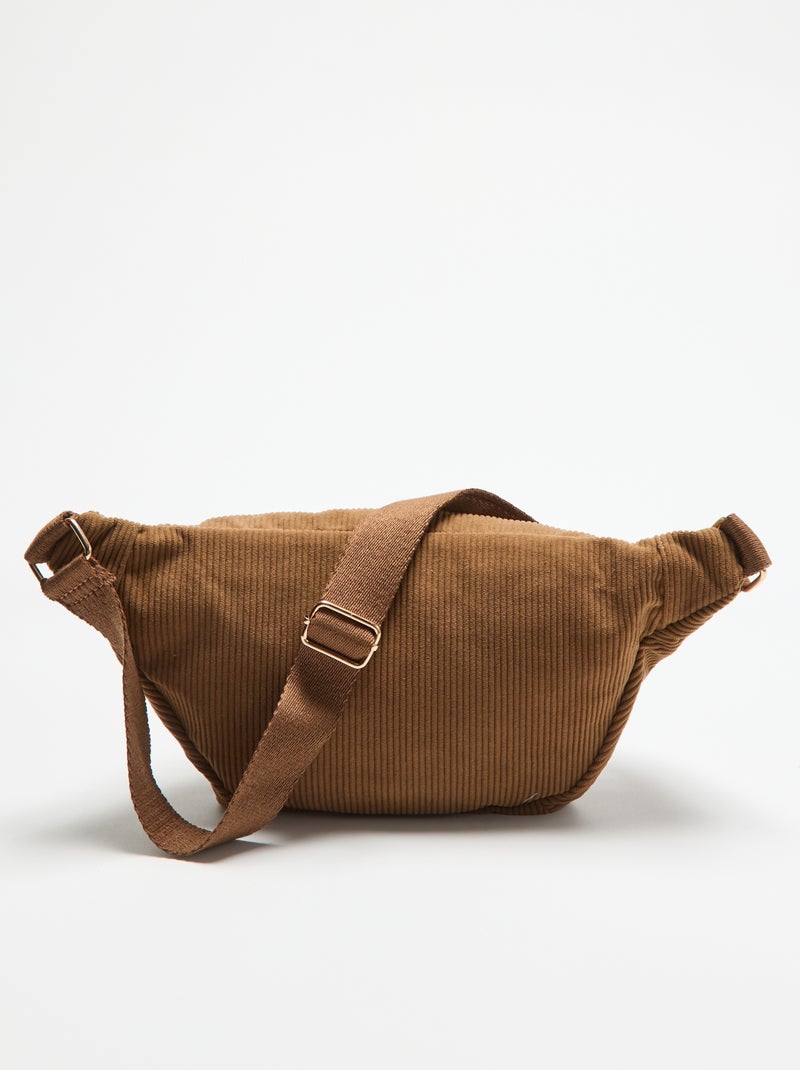 Banane en velours Marron - Kiabi