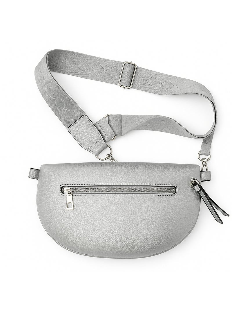 Banane femme avec  mini pochette Argent - Kiabi