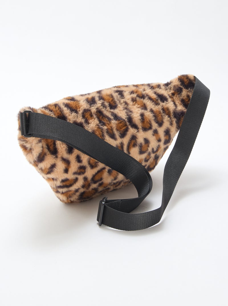 Banane léopard imitation fourrure Léopard - Kiabi