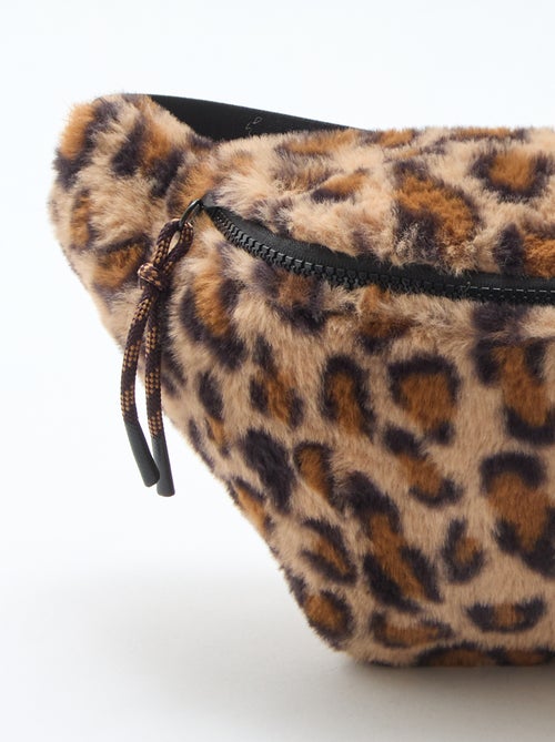 Banane léopard imitation fourrure - Kiabi