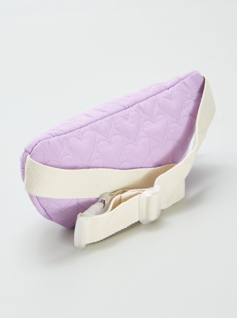 Banane quiltée 'Stitch' Violet - Kiabi