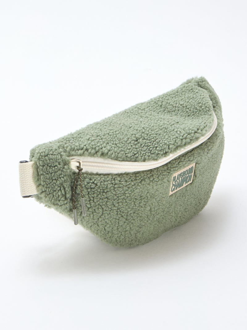 Banane unie effet moutonné 27x15 cm Vert - Kiabi