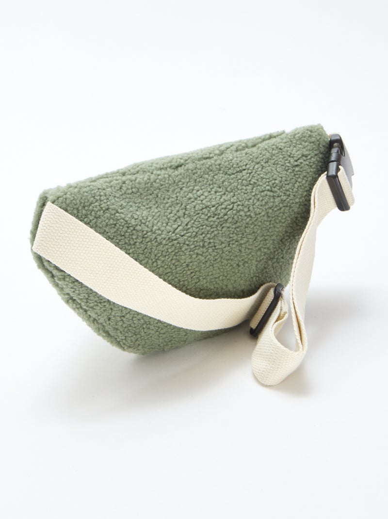 Banane unie effet moutonné 27x15 cm Vert - Kiabi