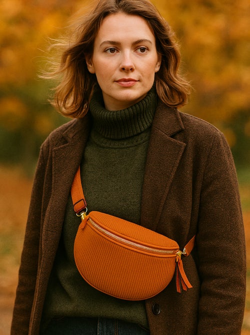 Banane velours côtelé ABIGAELLE - Kiabi