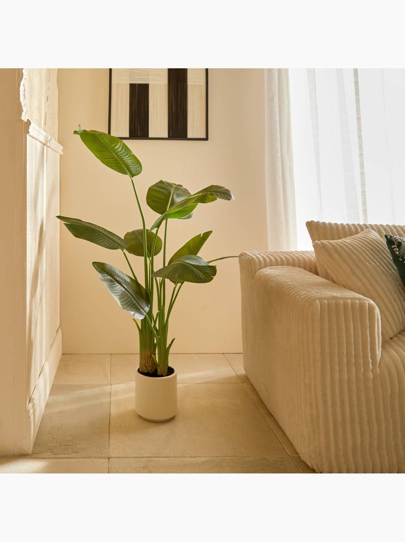 Bananier Artificielle H140 cm avec Pot LORA Vert - Kiabi