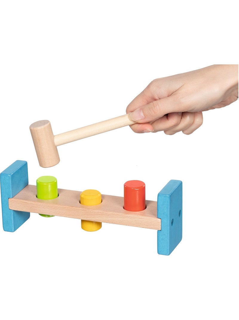 Banc à marteler avec 3 bâtons Beige - Kiabi
