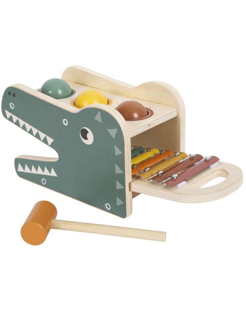 Banc à marteler avec xylophone Safari Vert - Kiabi