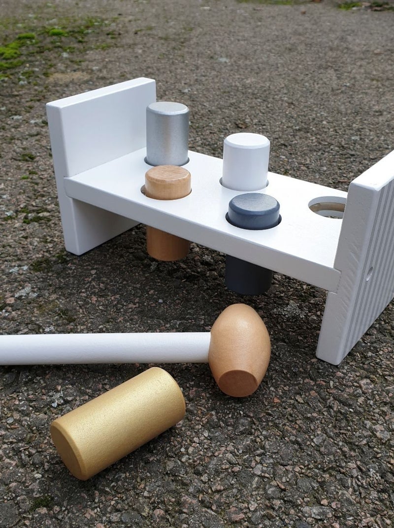 Banc à marteler Silver Blanc - Kiabi