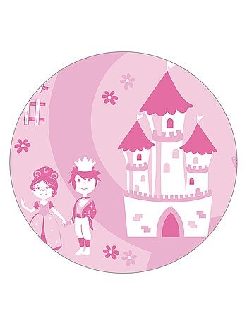 Banc-coffre à jouets en bois motif conte de fées 'Krone' ROBA