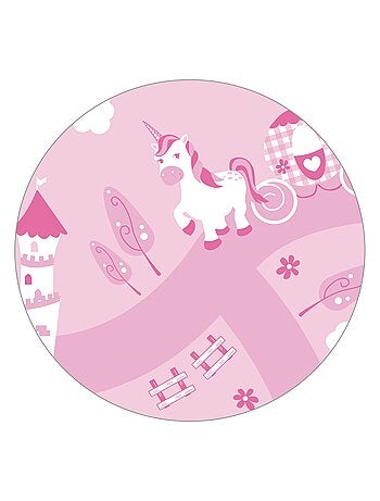 Banc-coffre à jouets en bois motif conte de fées 'Krone' ROBA