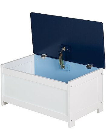 Banc-coffre à jouets en bois motif voiture 'Rennfahrer' ROBA