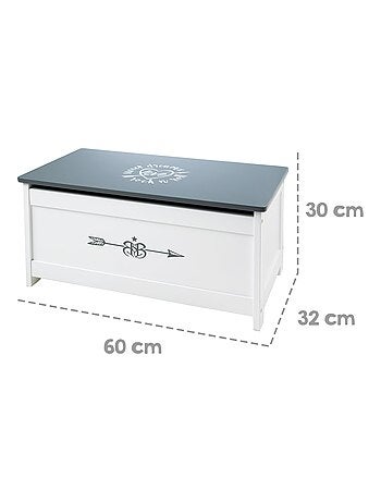 Banc-coffre à jouets en bois 'Rock Star Baby' - ROBA