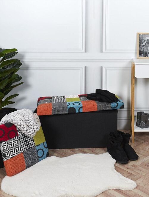 Casaria Banc de Rangement Gris foncé 115x38x38cm Coffre de Rangement