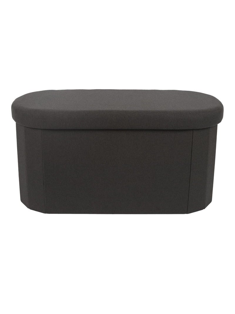 Banc coffre de rangement pliable Noir - Kiabi
