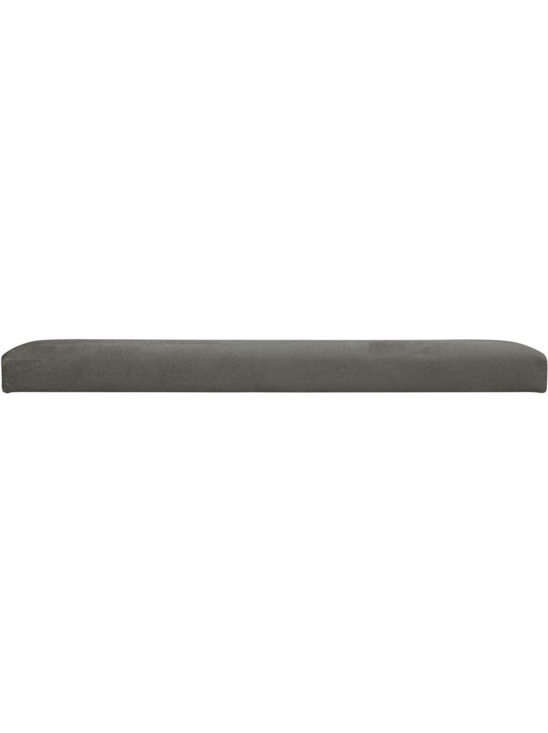 Banc coffre de rangement pliable velours LILOU Gris - Kiabi