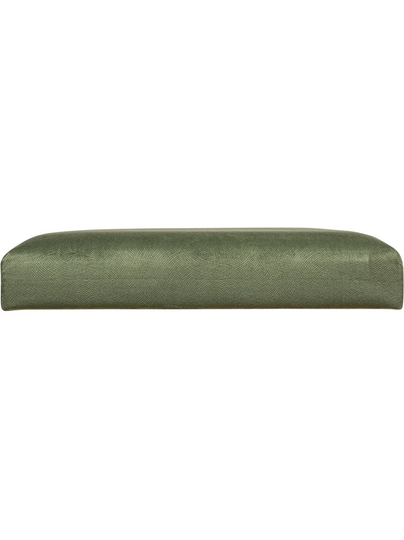 Banc coffre de rangement pliable velours LILOU Kaki - Kiabi