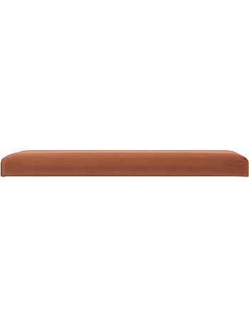 Banc coffre de rangement pliable velours tess