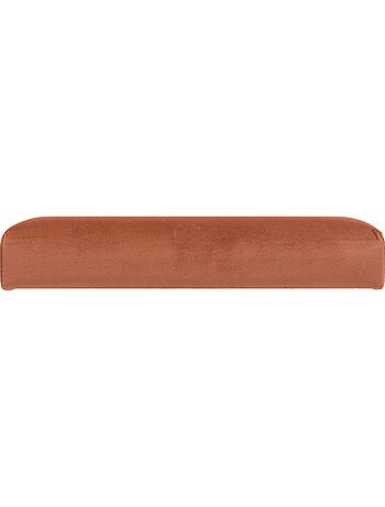 Banc coffre de rangement pliable velours tess