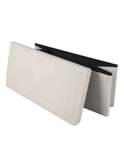 Banc coffre de rangement pliant en bouclette KUBE - Kiabi