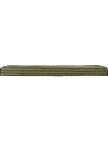 Banc coffre de rangement pliant en velours côtelé ARUM