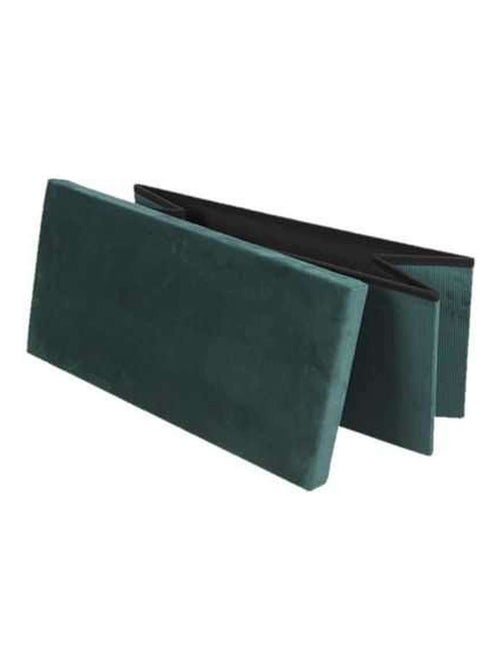 Banc coffre de rangement pliant en velours côtelé KUBE - Kiabi