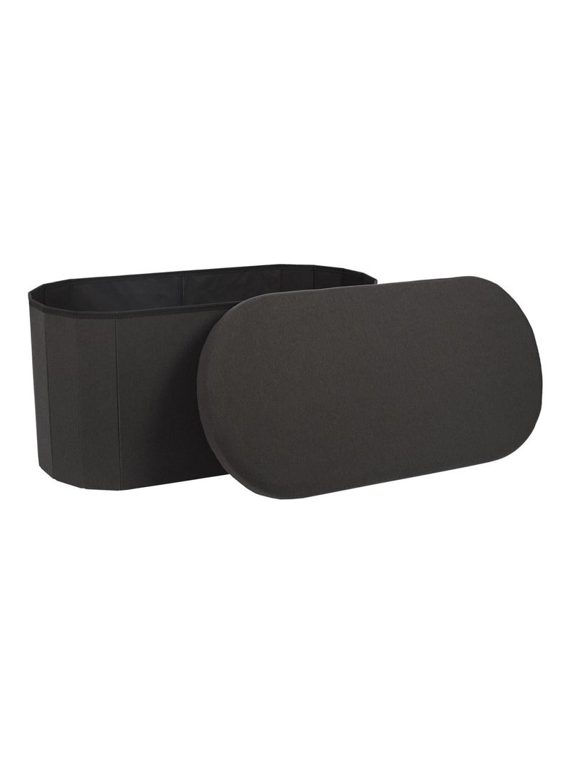 Banc coffre de rangement pliant PILLS Noir - Kiabi