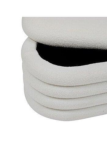Banc coffre en bouclette GIULIA