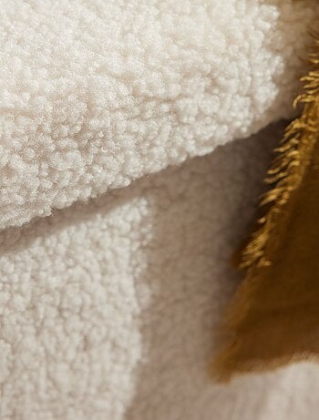 Banc coffre en tissu bouclette MATCHA