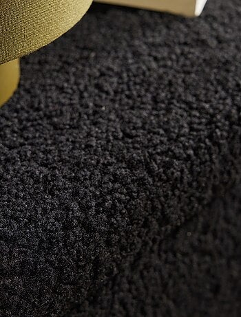 Banc coffre en tissu bouclette MATCHA