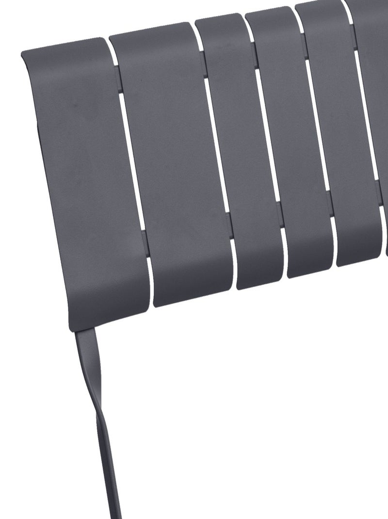 Banc de jardin pliant 2 places NASCA Gris foncé - Kiabi