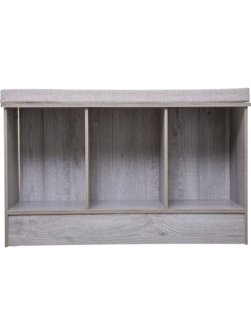 Banc de rangement 3 cases MIX'N MODUL - Kiabi Banc de rangement 3 cases MIX'N MODUL - Kiabi