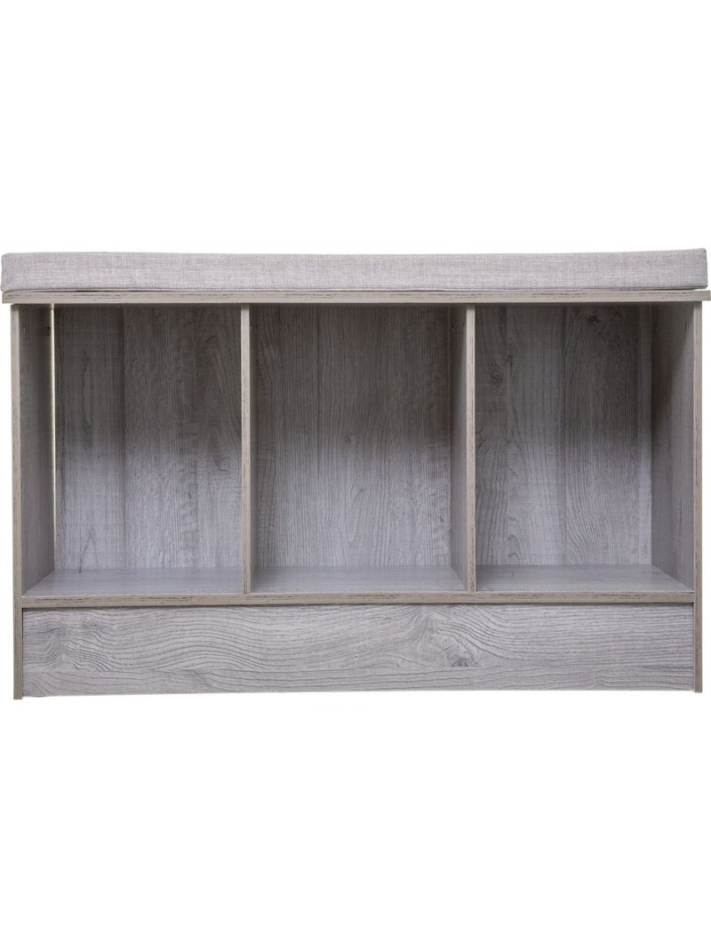 Banc de rangement 3 cases MIX'N MODUL Gris - Kiabi