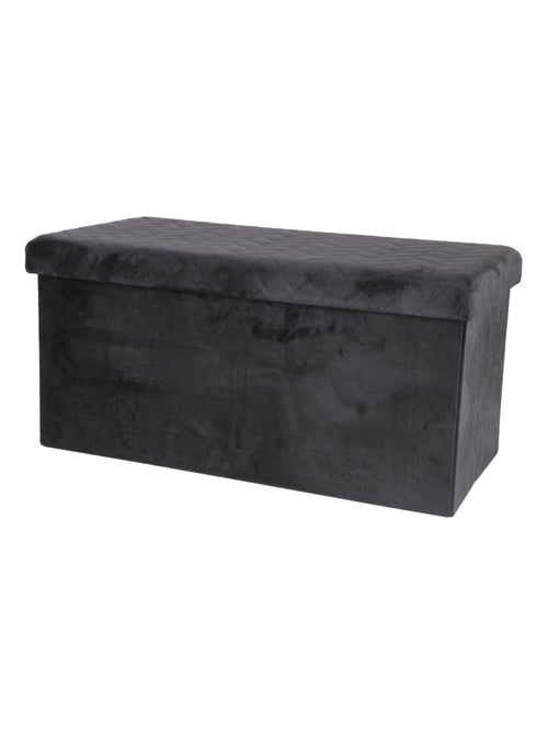 Banc de rangement pliable Kube en velours - Kiabi