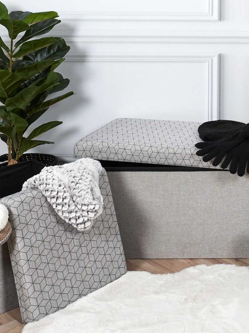 Banc de rangement pliable Mobiliers Design  à motifs - Kiabi