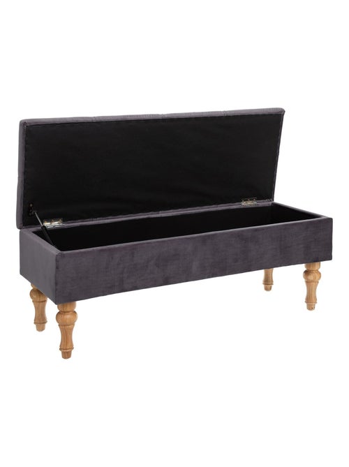 Banc en velours avec coffre Hiver - Kiabi