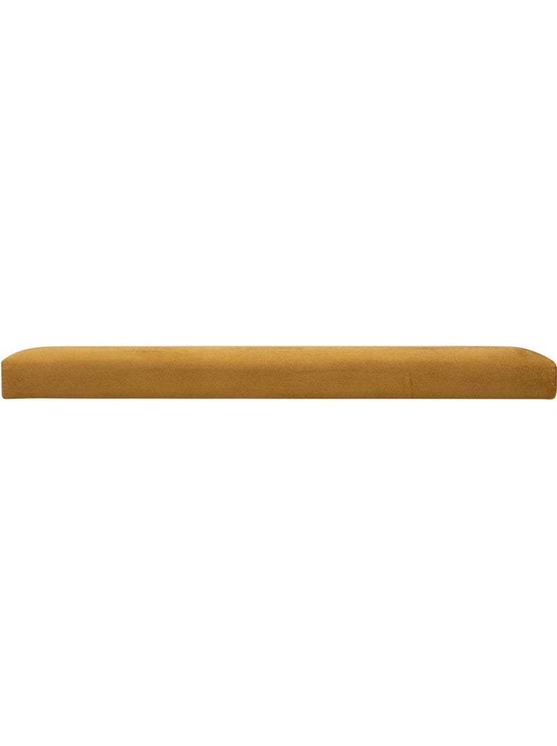 Banc pliant coffre de rangement en velours LILOU Ocre - Kiabi